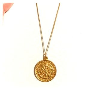 Meghan Bo Gold Coin Necklace